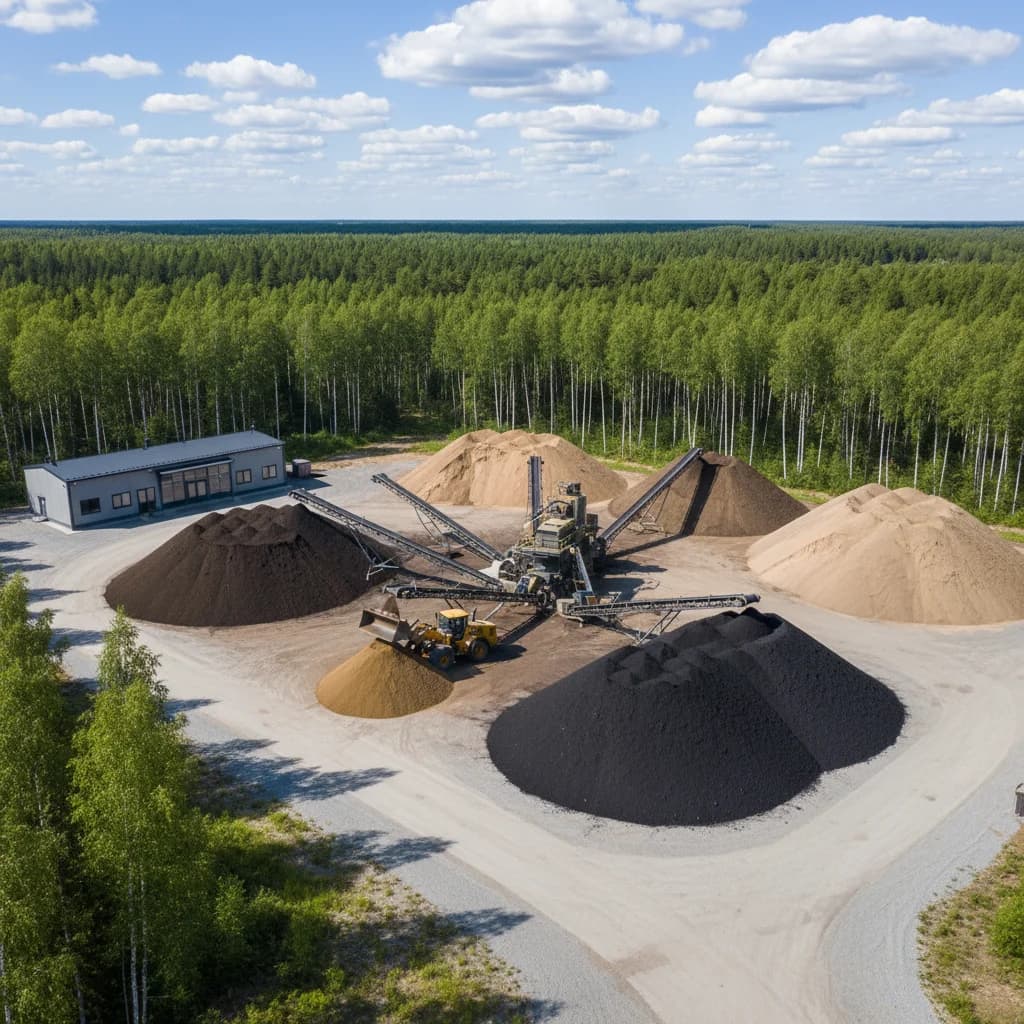 Аэросъёмка производственной площадки
